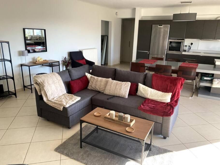 אתונה Spacious And Sunkissed 3Br & 2 Bathrooms Apartment מראה חיצוני תמונה